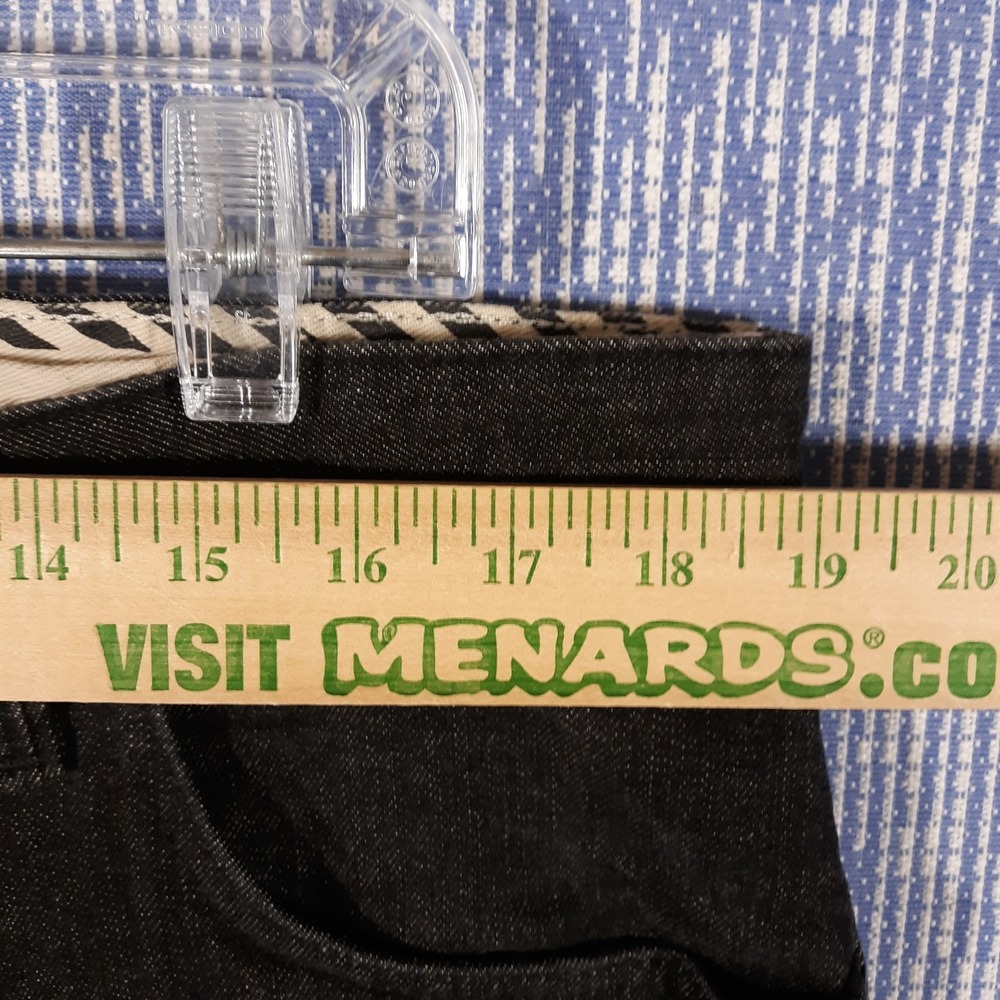 Vans Off The Wall Jeans Mens 36 x 30 Denim 5-Pocket Black Y2K Skateboarding - Picture 9 of 15